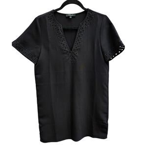 Madewell Black Crepe Tunic Dress Women's Size 2